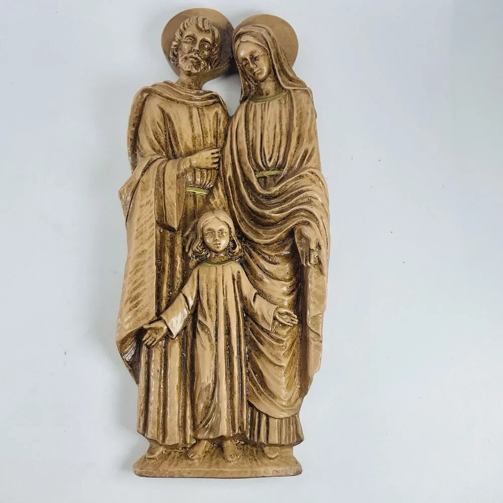 Holy Family Hanging Wall Sculpture 12